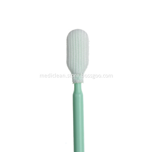 Cleanroom Polyester Fabric Swab Short Handle PS766